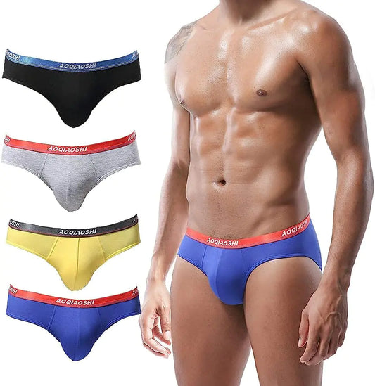 Volt Under Men’s Modal Microfiber Low-Rise Briefs 4-Pack